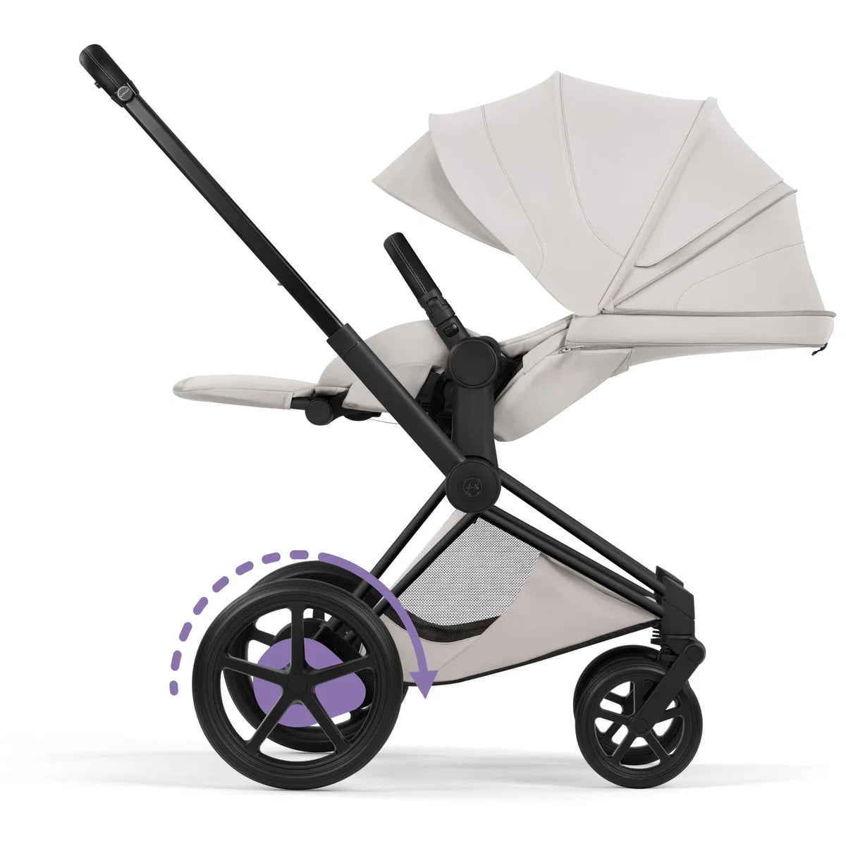 CYBEX E-Priam Style Matt Bundle - Set 4in1 inkl. Cloud T & Base T City Grey