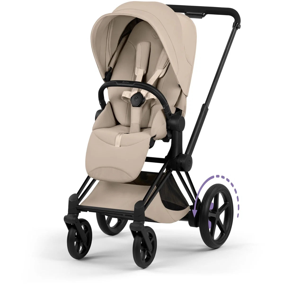 CYBEX E-Priam Style Matt Bundle - Set 4in1 inkl. Cloud T & Base T Cozy Beige