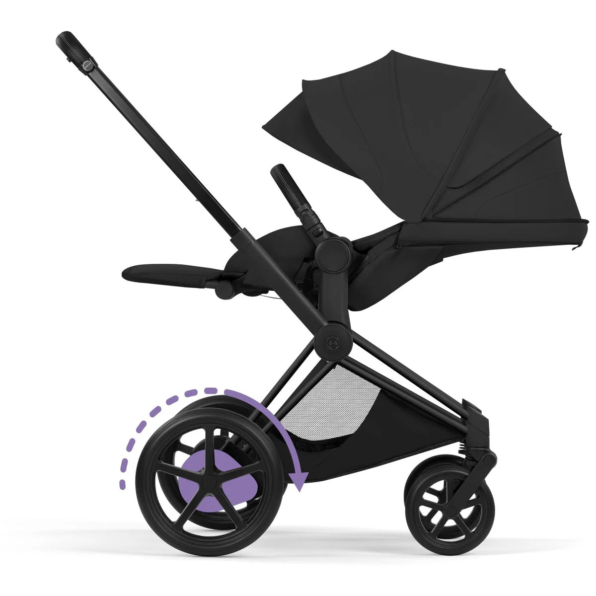 CYBEX E-Priam Style Matt Bundle - Set 4in1 inkl. Cloud T & Base T Sepia Black