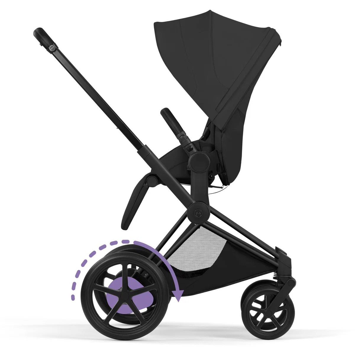CYBEX E-Priam Style Matt Bundle - Set 4in1 inkl. Cloud T & Base T Sepia Black