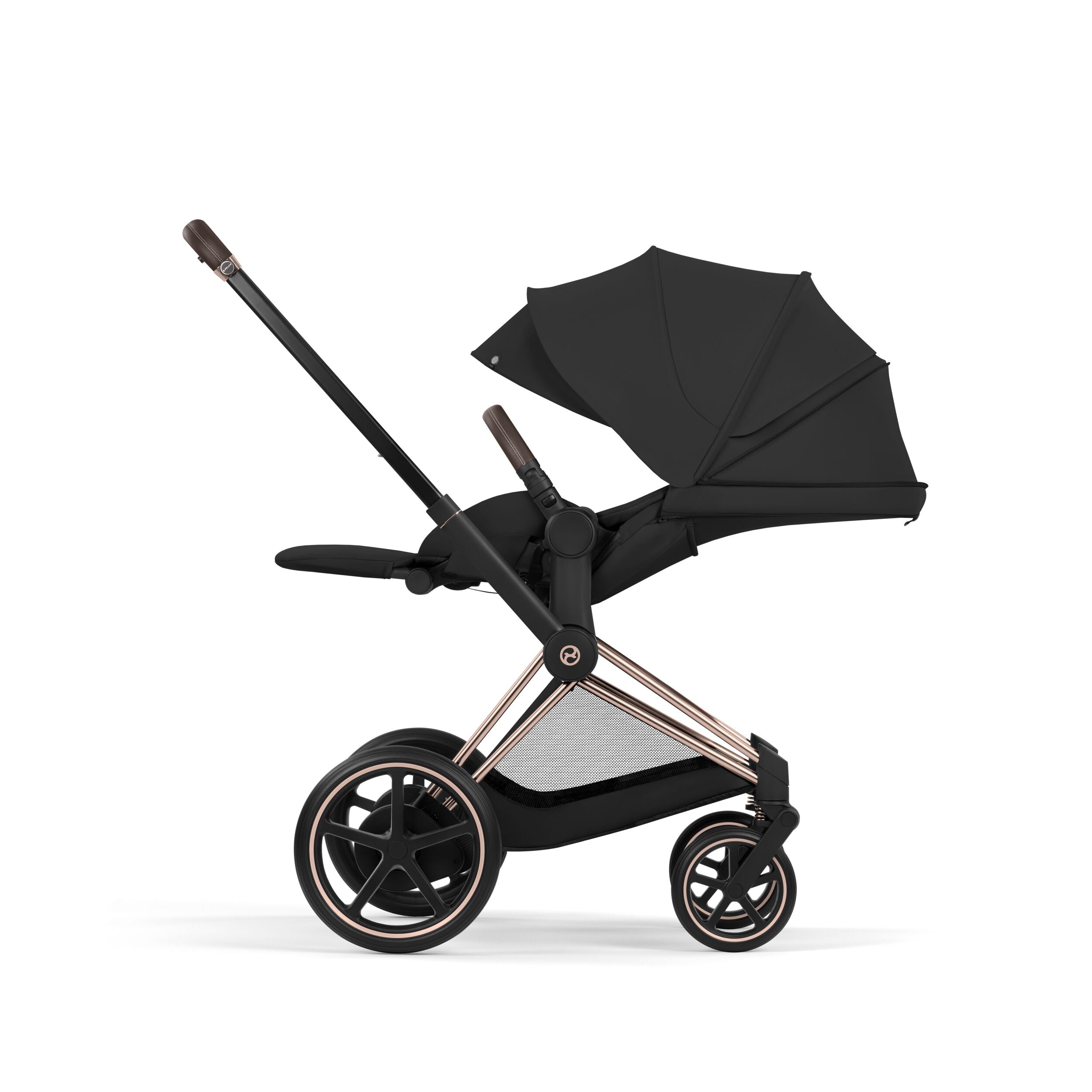 Cybex ePriam Comfort 2026 Rosegold 4in1 Bundle Sepia Black