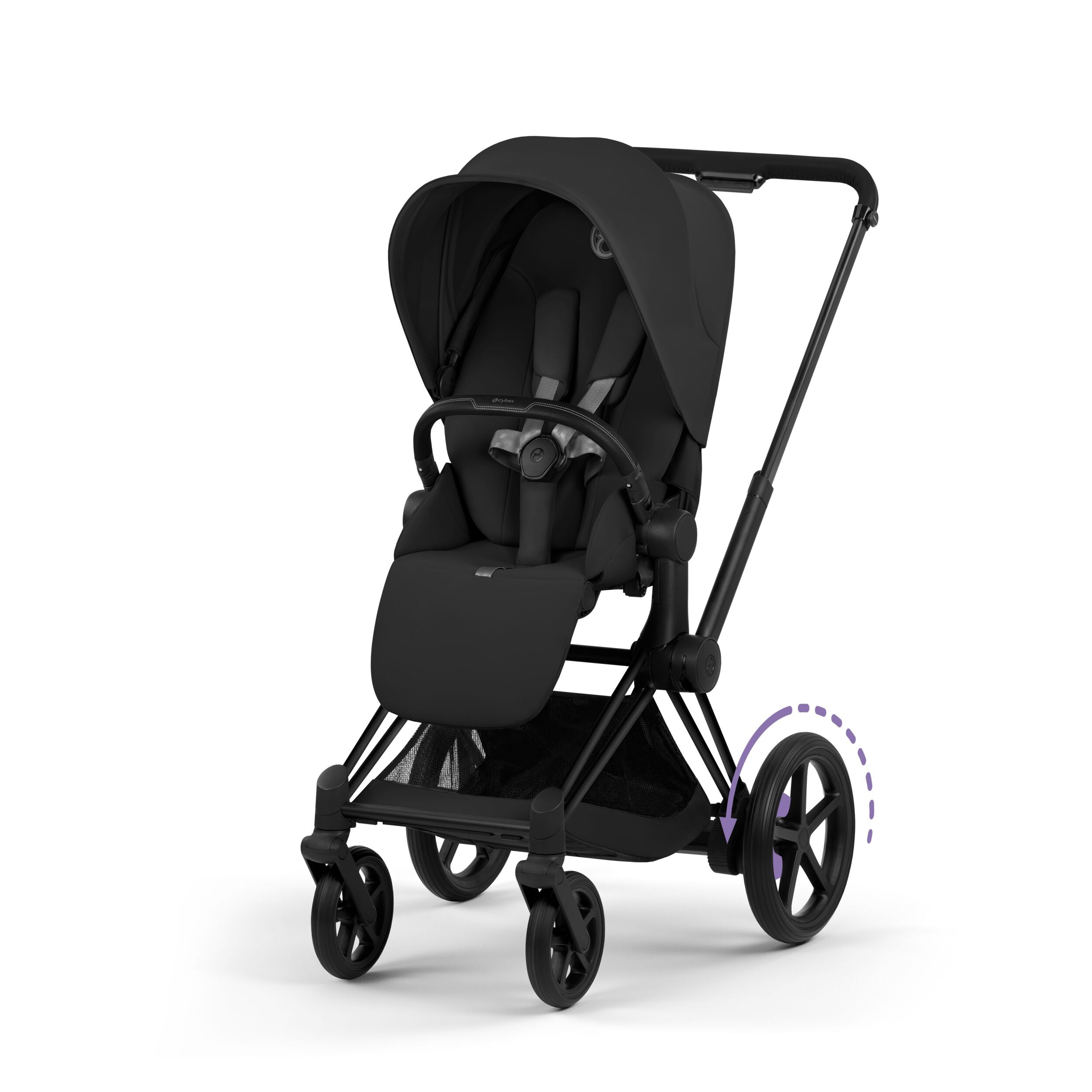 Cybex ePriam Comfort 2026 Matt Black 4in1 Bundle Sepia Black