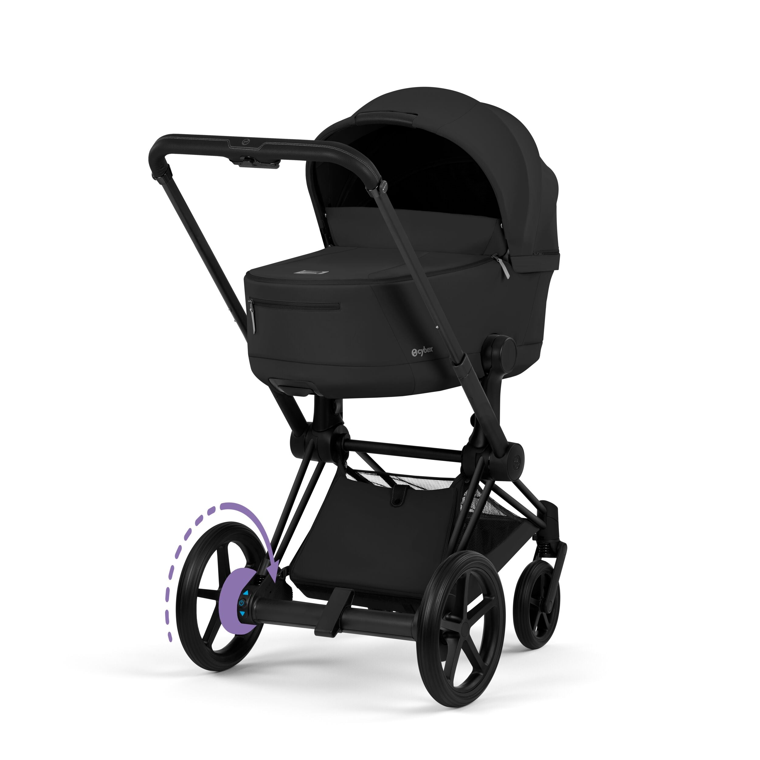 Cybex ePriam Comfort 2026 Matt Black 4in1 Bundle Sepia Black