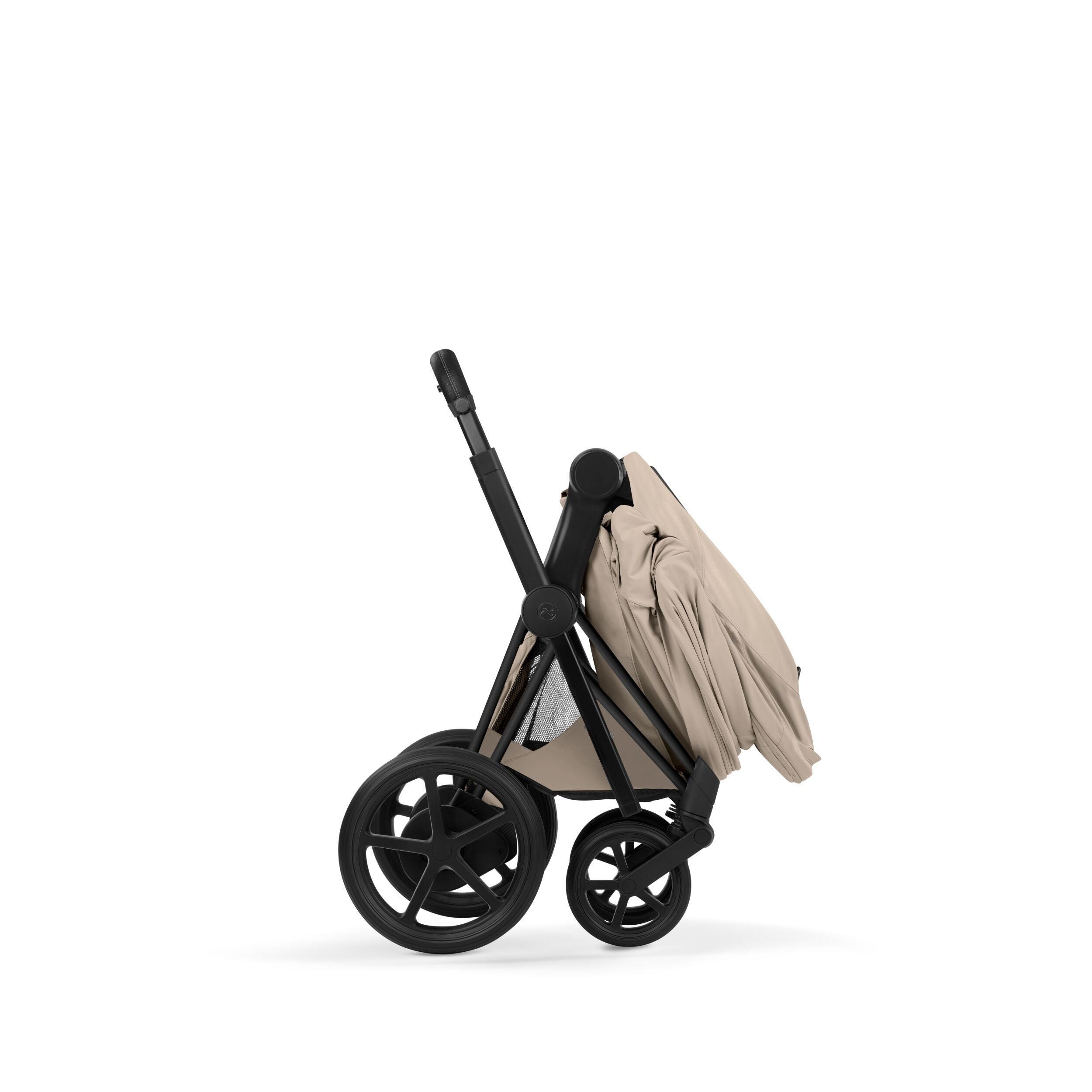 Cybex ePriam Comfort 2026 Matt Black 4in1 Bundle Cozy Beige