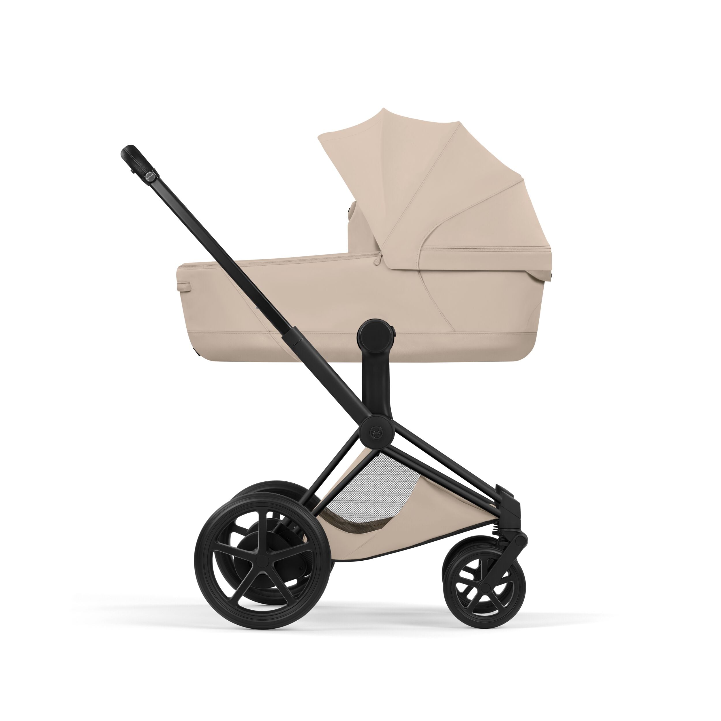 Cybex ePriam Comfort 2026 Matt Black 4in1 Bundle Cozy Beige