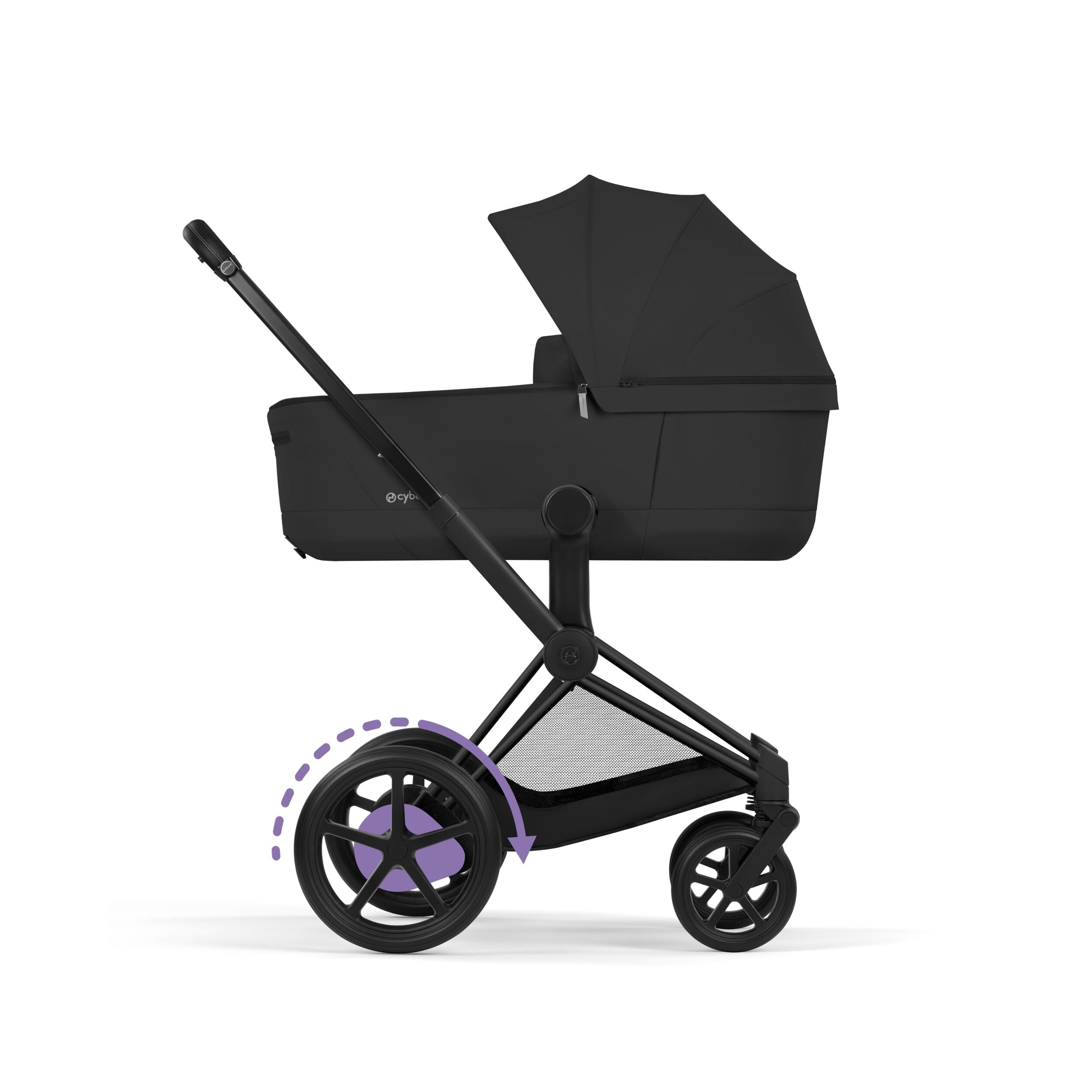 Cybex ePriam Comfort 2026 Matt Black 4in1 Bundle Sepia Black