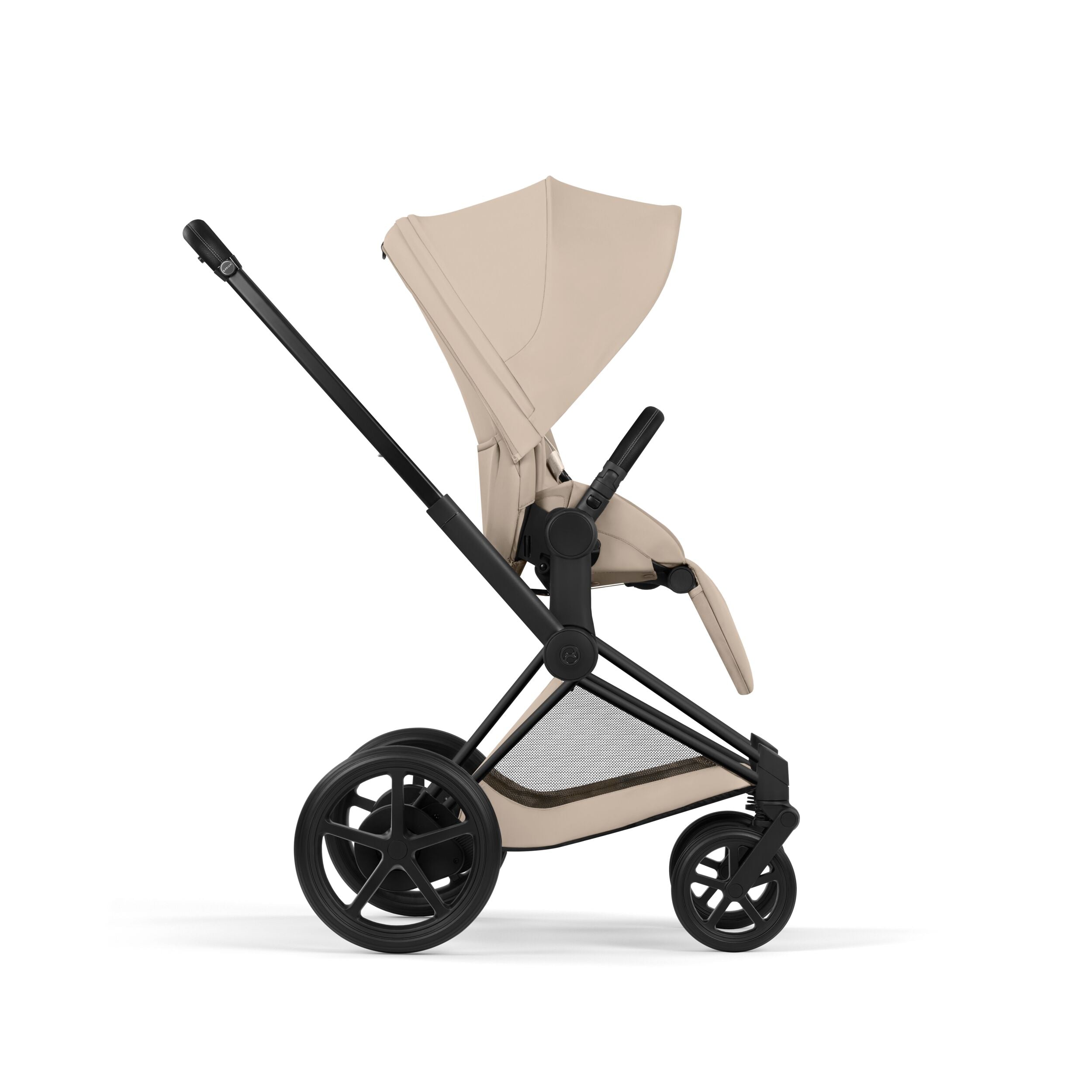 Cybex ePriam Comfort 2026 Matt Black 4in1 Bundle Cozy Beige