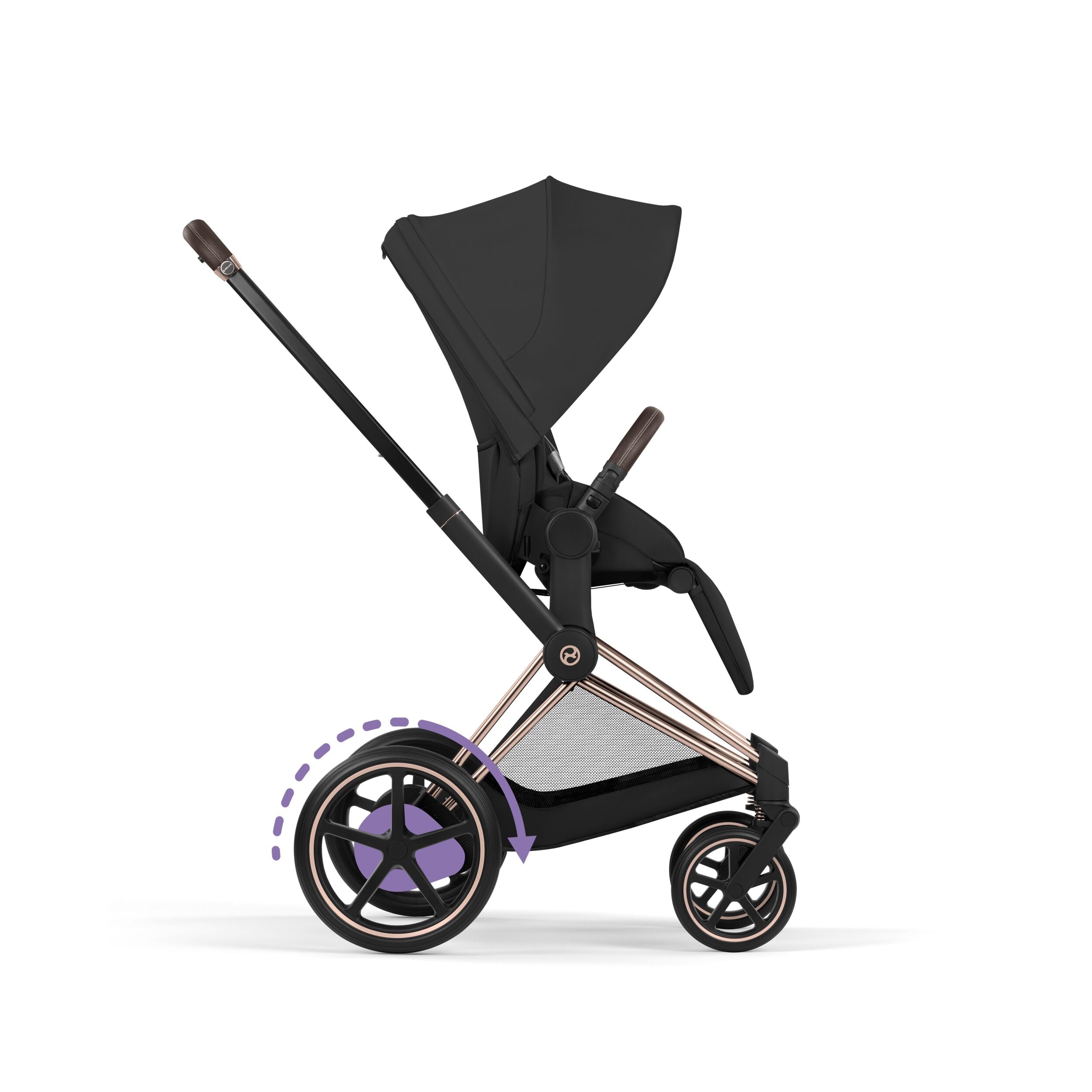 Cybex ePriam Comfort 2026 Rosegold 4in1 Bundle Sepia Black
