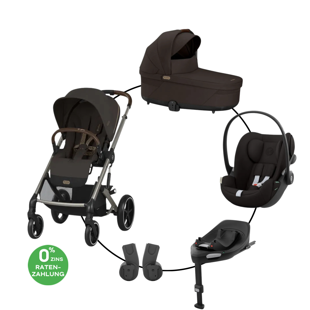 Cybex Balios S Lux Bundle 4in1 inkl. Cloud G i-Size Plus Chocolate Brown