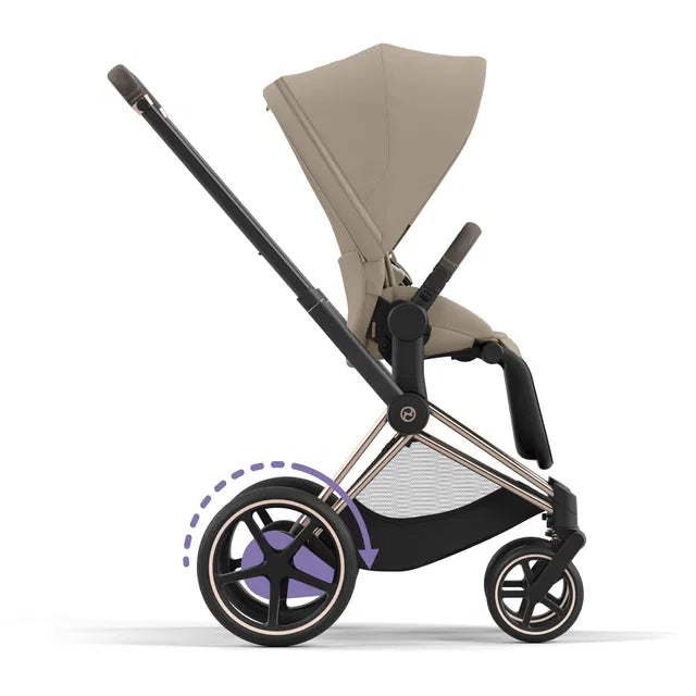 CYBEX ePriam 2.0 Rosegold Kombikinderwagen cozy beige beige