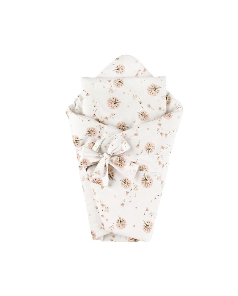 Babyhörnchen 2in1 Decke und Kissen – Pusteblumen