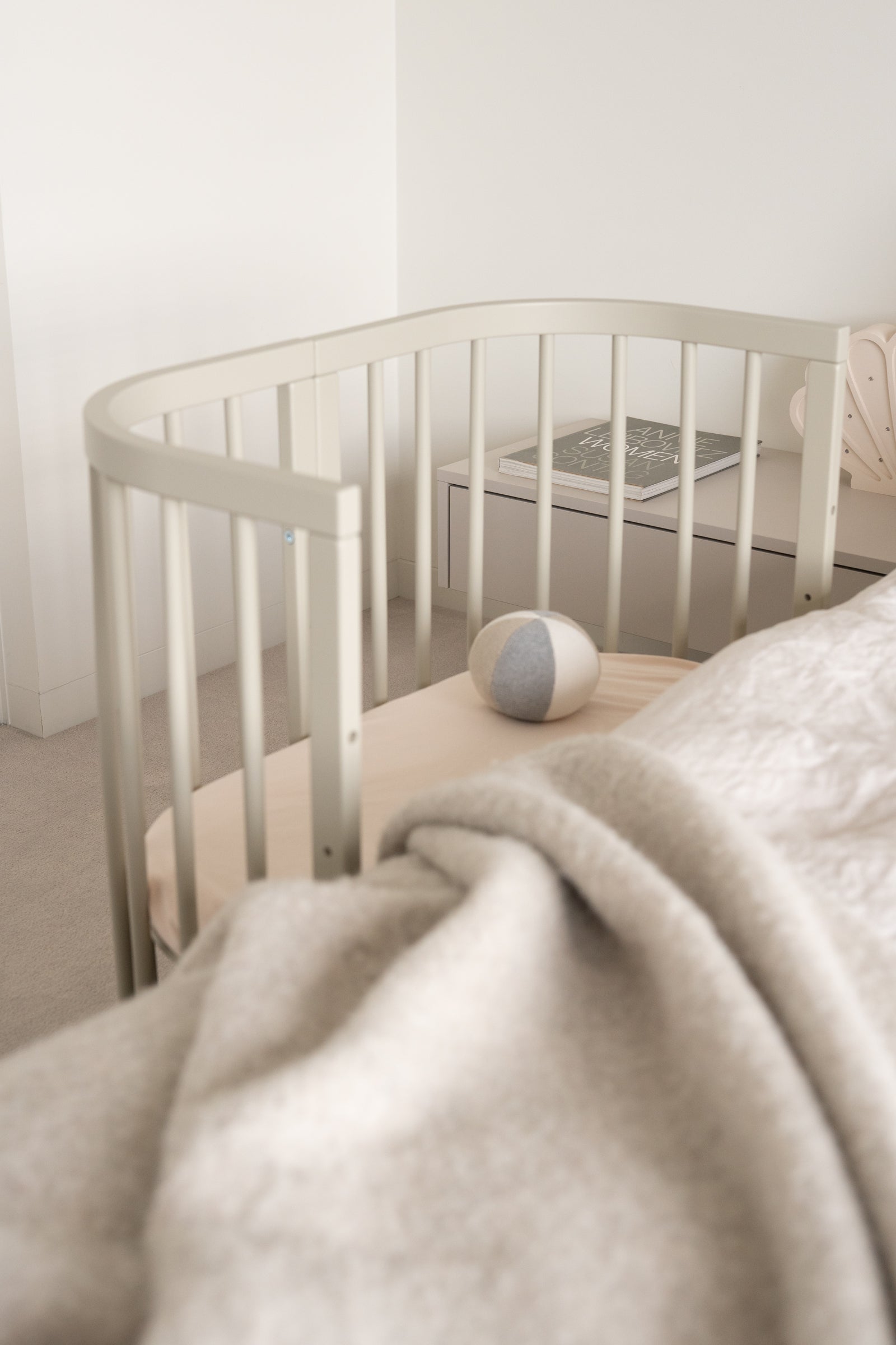 7in1 Babybett Quadi Olive – inkl. Matratze