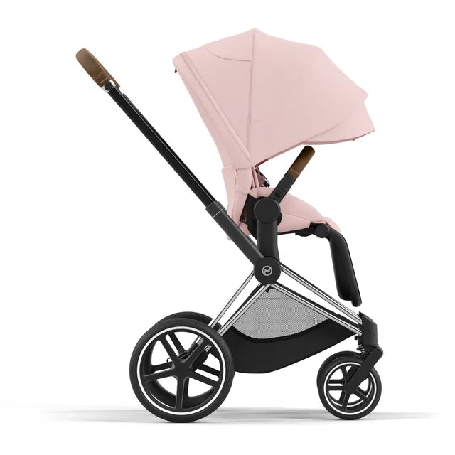 Cybex Priam Travel Bundle-Set 4in1 inkl Cloud T Plus Peach Pink / Brown /Chrome