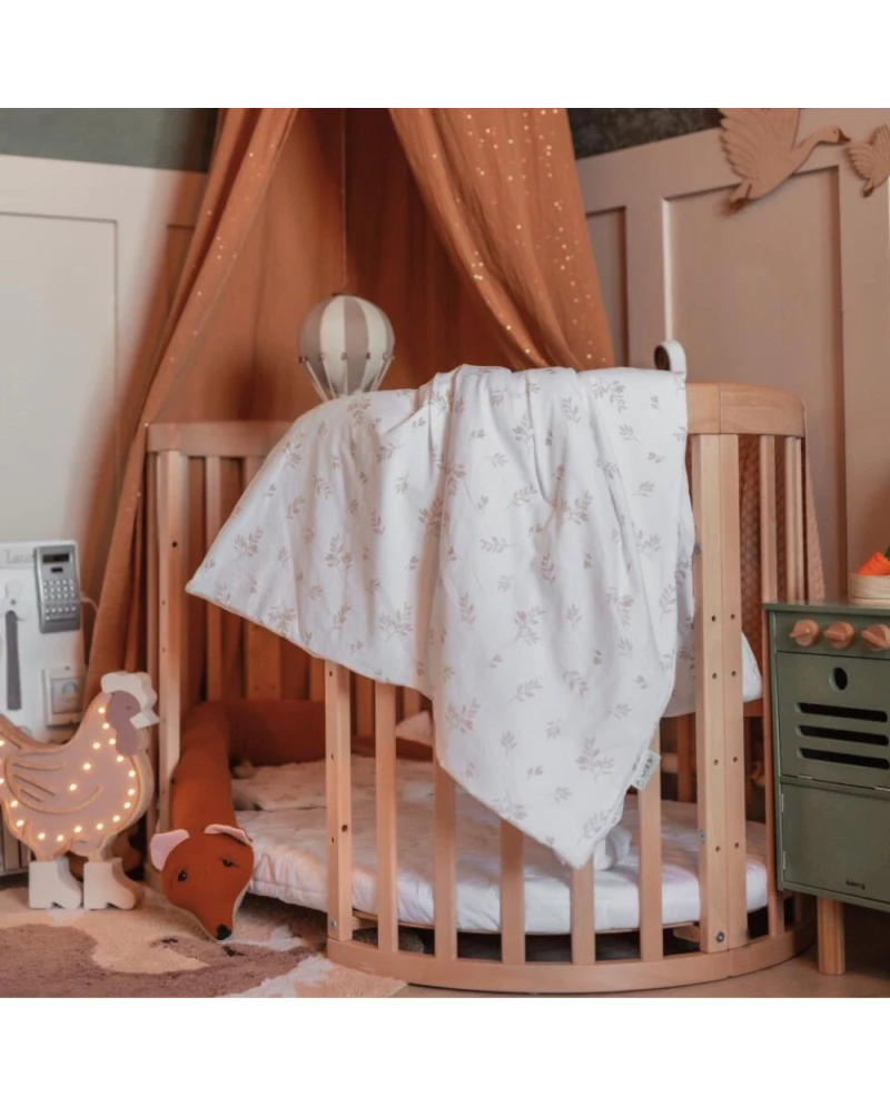 Baumwolle Bettwäsche Braune Blätter