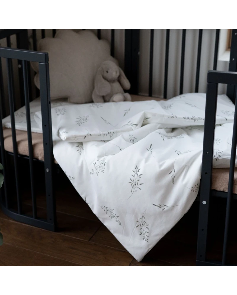 Baumwolle Bettwäsche Grüne Zweige