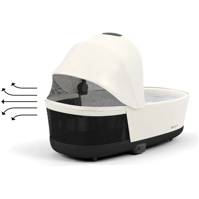 Cybex Chrome ePriam Travel Bundle-Set 4in1 inkl Cloud T Plus Chrome / Off White