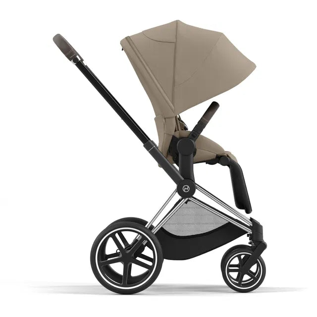Cybex Priam Travel Bundle-Set 4in1 inkl Cloud T Plus Cozy Beige/ Brown /Chrome
