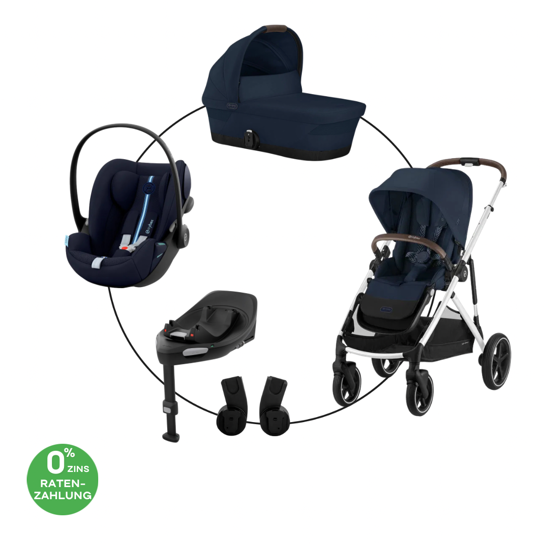 Cybex Gazelle S Bundle-Set 4in1 Moon Black