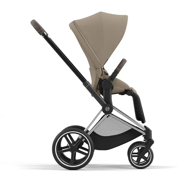 Cybex Priam Travel Bundle-Set 4in1 inkl Cloud T Plus Cozy Beige/ Brown /Chrome