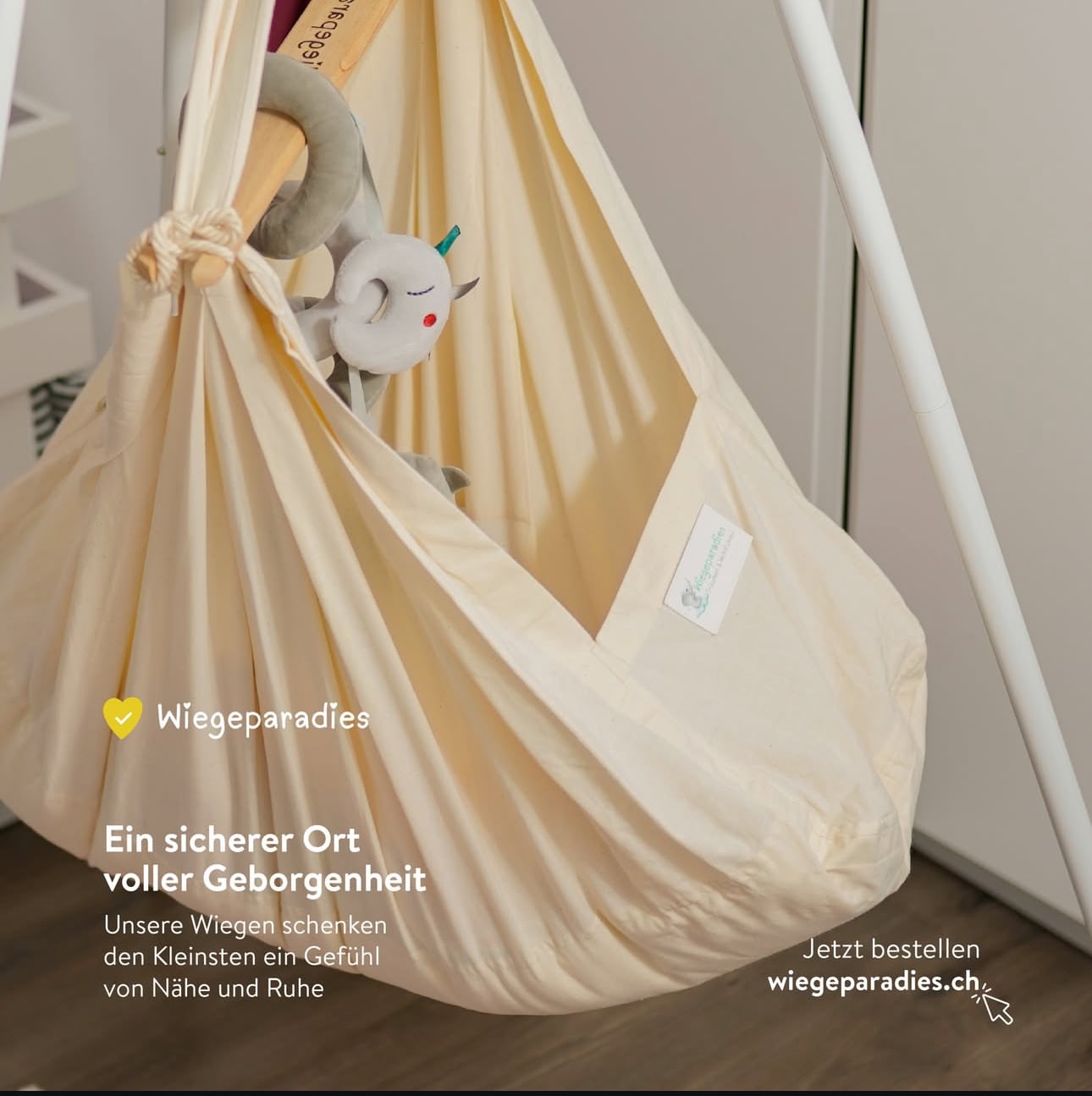 Federwiege von Wiegeparadies - Set Mondzauber 2.0