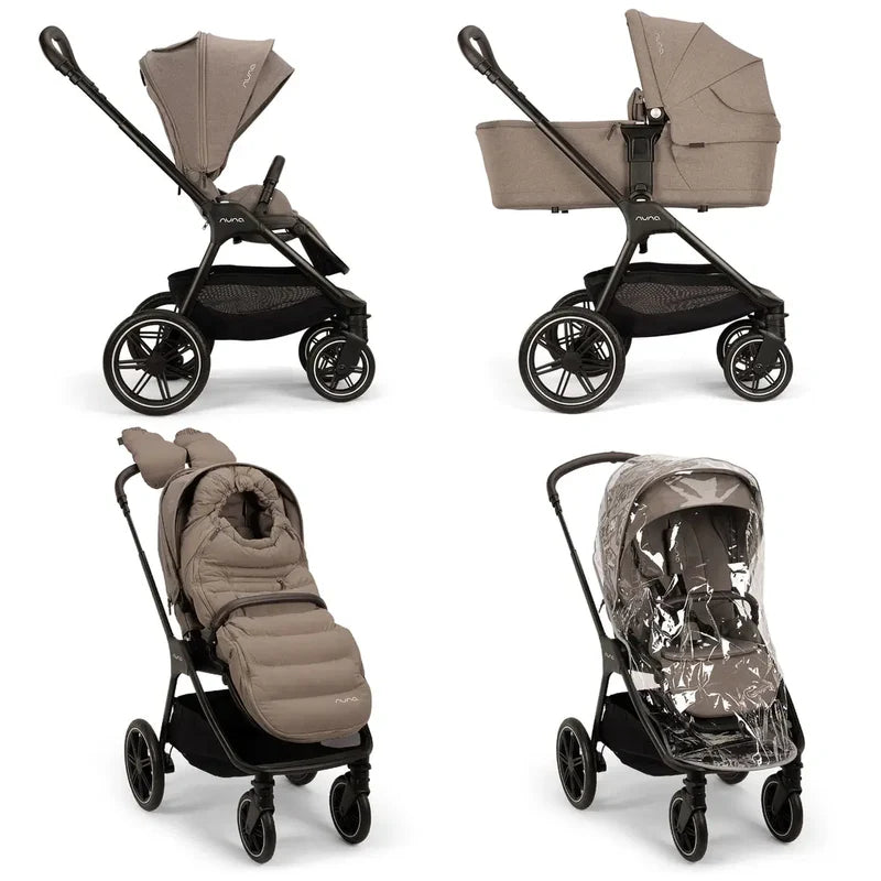 Nuna Triv LX Cedar Bundle 4in1 inkl Babybett Oval 5in1 Weiss