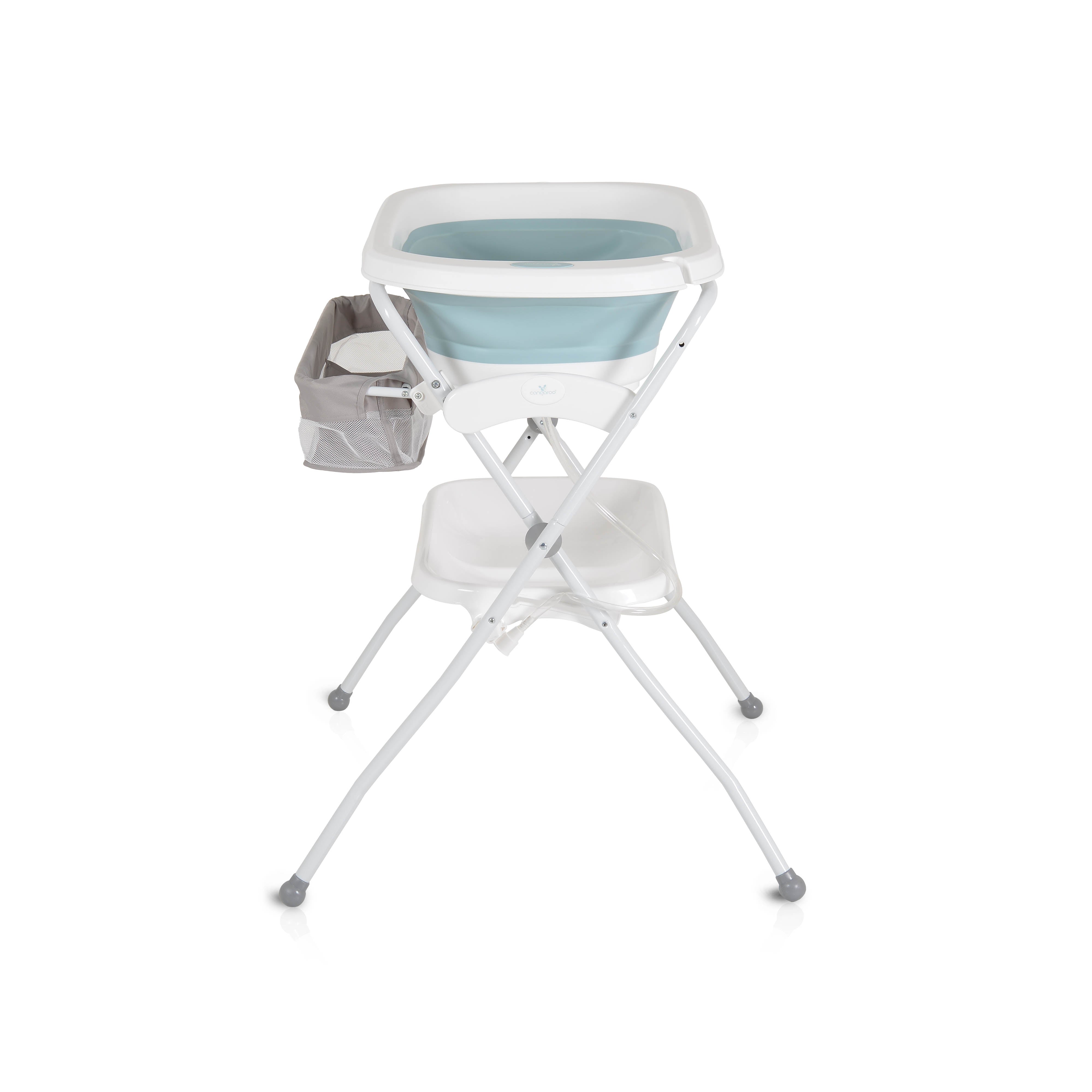 Badewannen-Set Como 3-in-1 mit Wickeltisch inkl. Kissenbezug blue