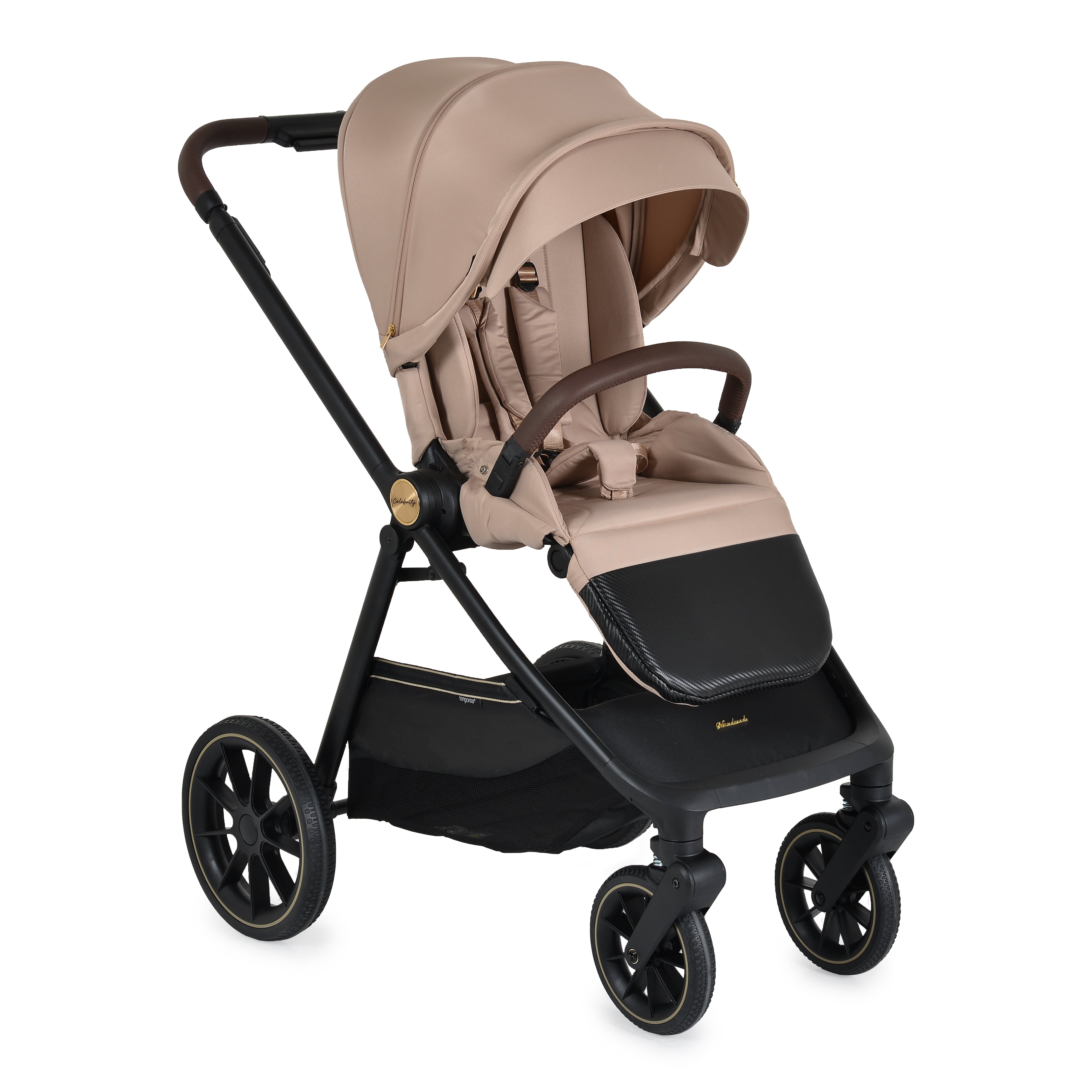 Kinderwagen 3in1 Celebrity Crepe Beige inkl. flachliegendem Autositz