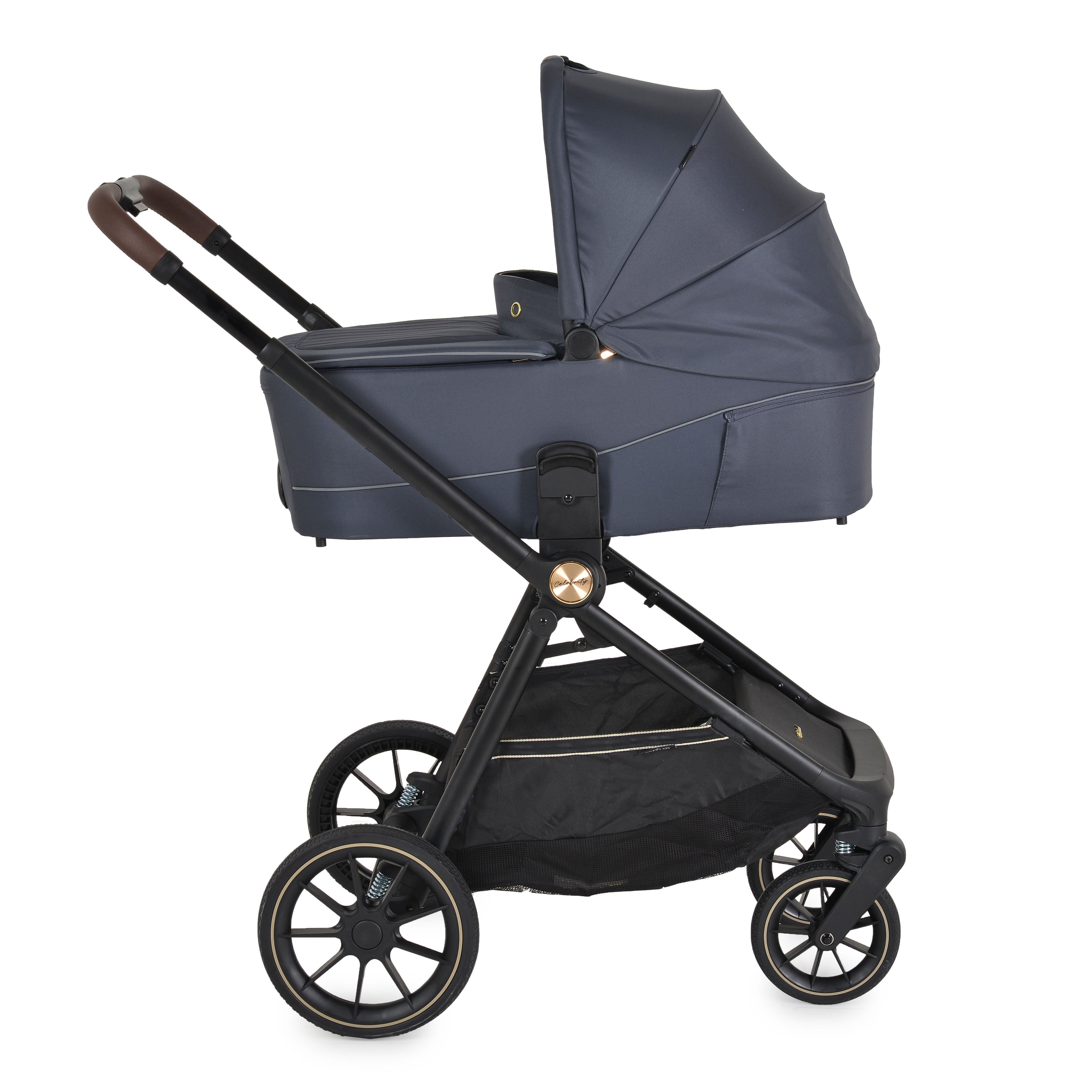 Kinderwagen 3in1 Celebrity Graystone inkl. flachliegendem Autositz