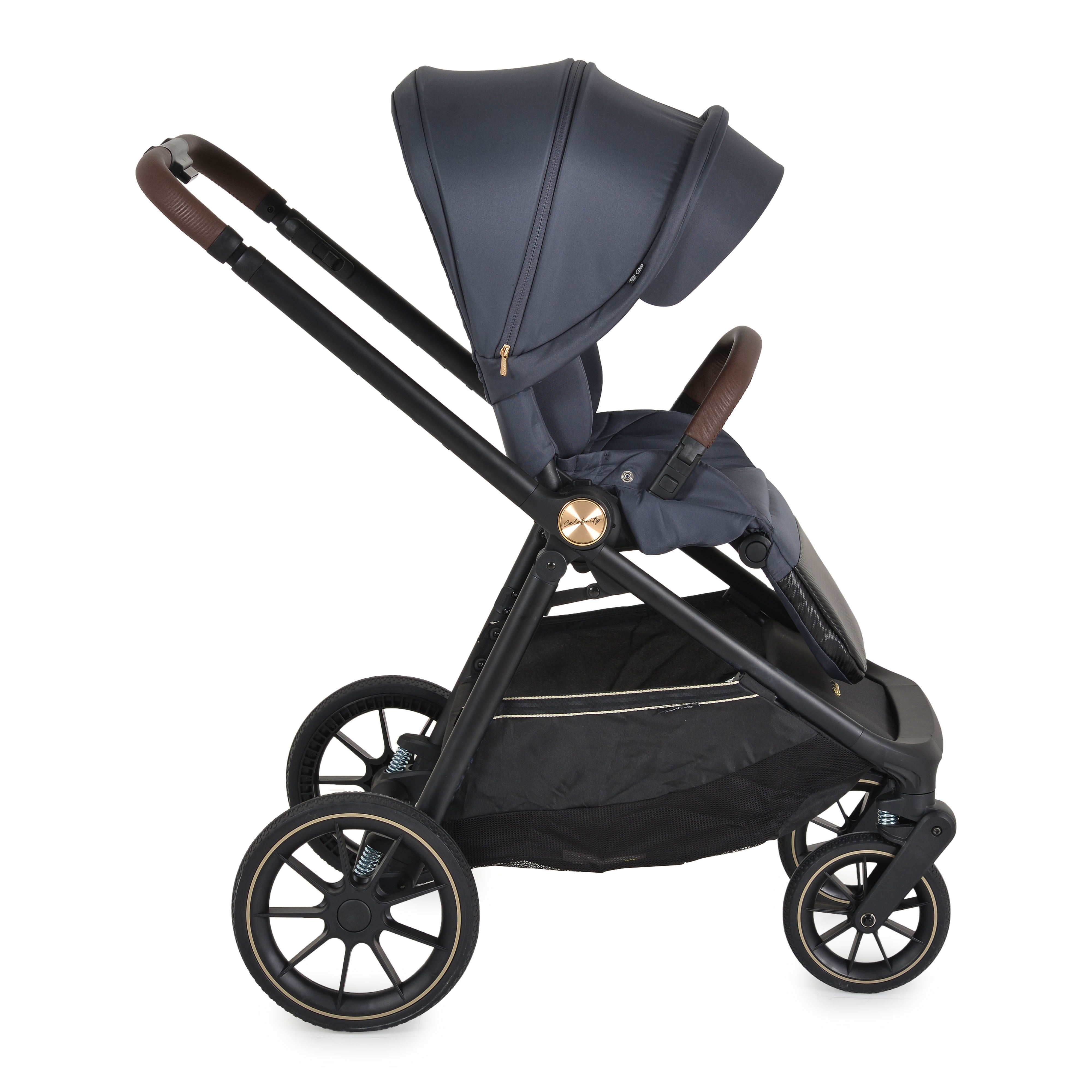Kinderwagen 3in1 Celebrity Graystone inkl. flachliegendem Autositz