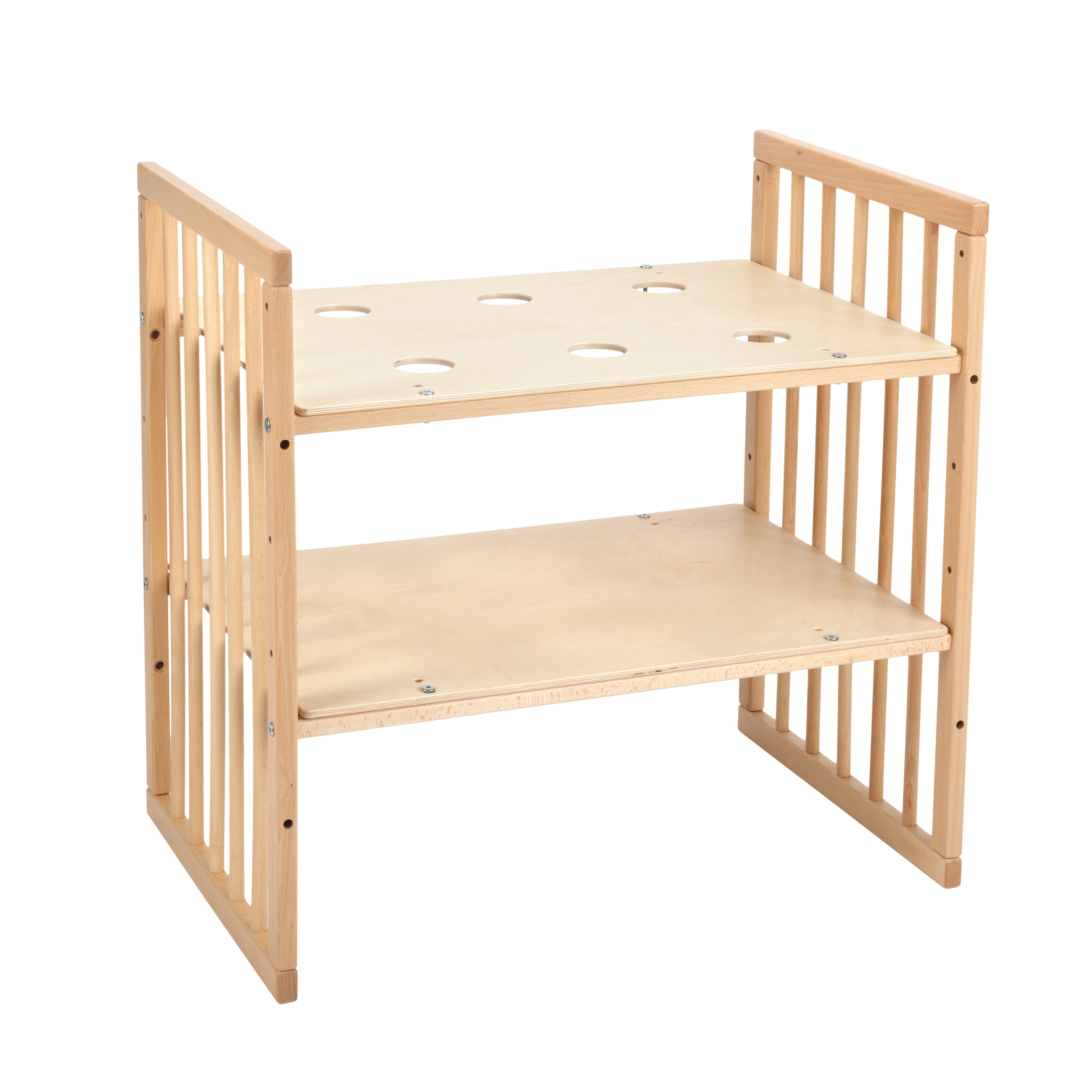 7in1 Babybett Quadi Nature Bundle – inkl. Bett-Set, Matratze & Betthimmel