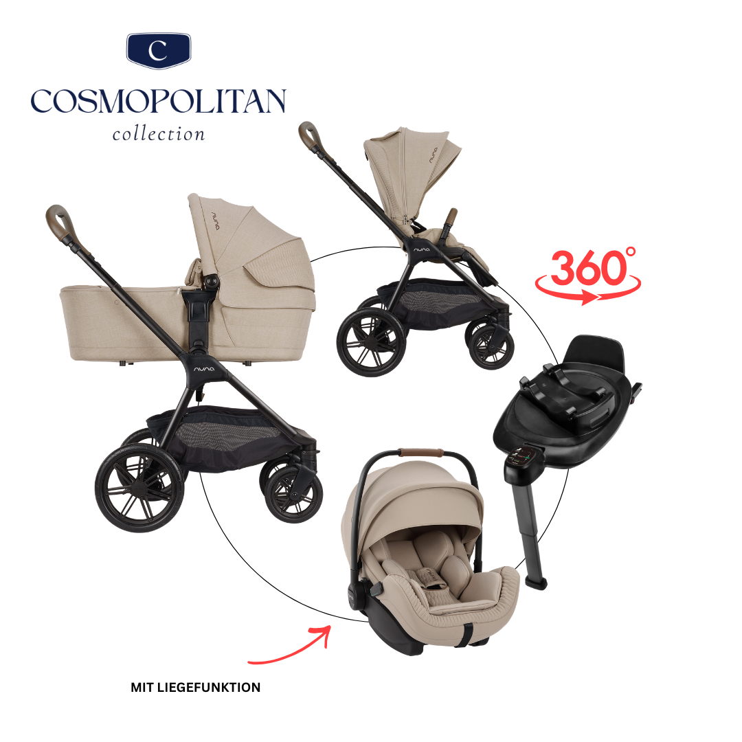 Nuna TRIV lx Cosmopolitan 4in1 All-in-One Set inkl ARRA flex & BASE next Bundle 2026