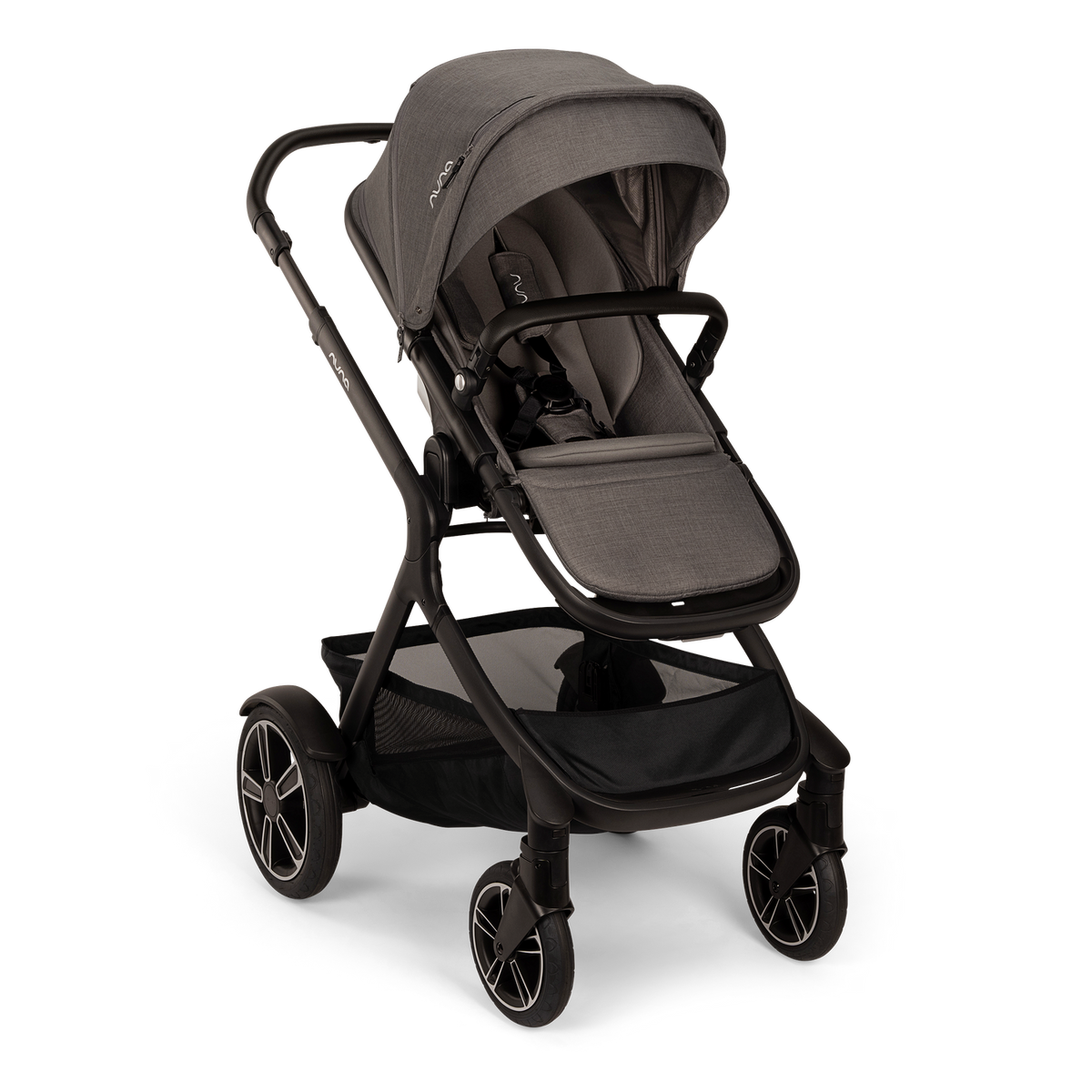 Nuna DEMI next – Kinderwagen inkl. Adapter, Regenverdeck und Mitfahrbrett