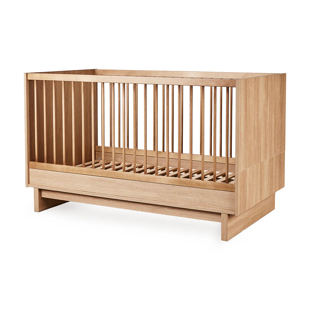 Quax Babybett- und Kinderbett 70 x 140 'Kyo' Honey Ash