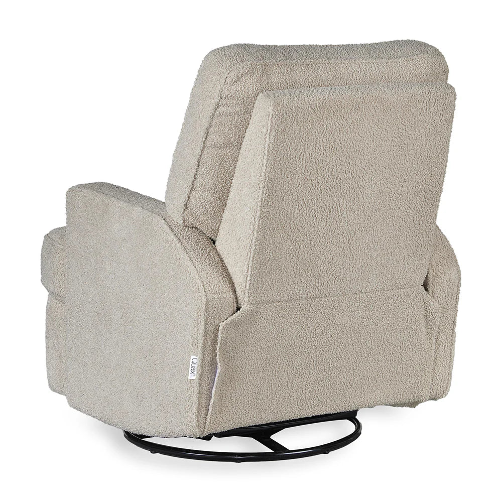 Quax Elektrischer Liegesessel 'Swivel & Gliding' Teddy Taupe