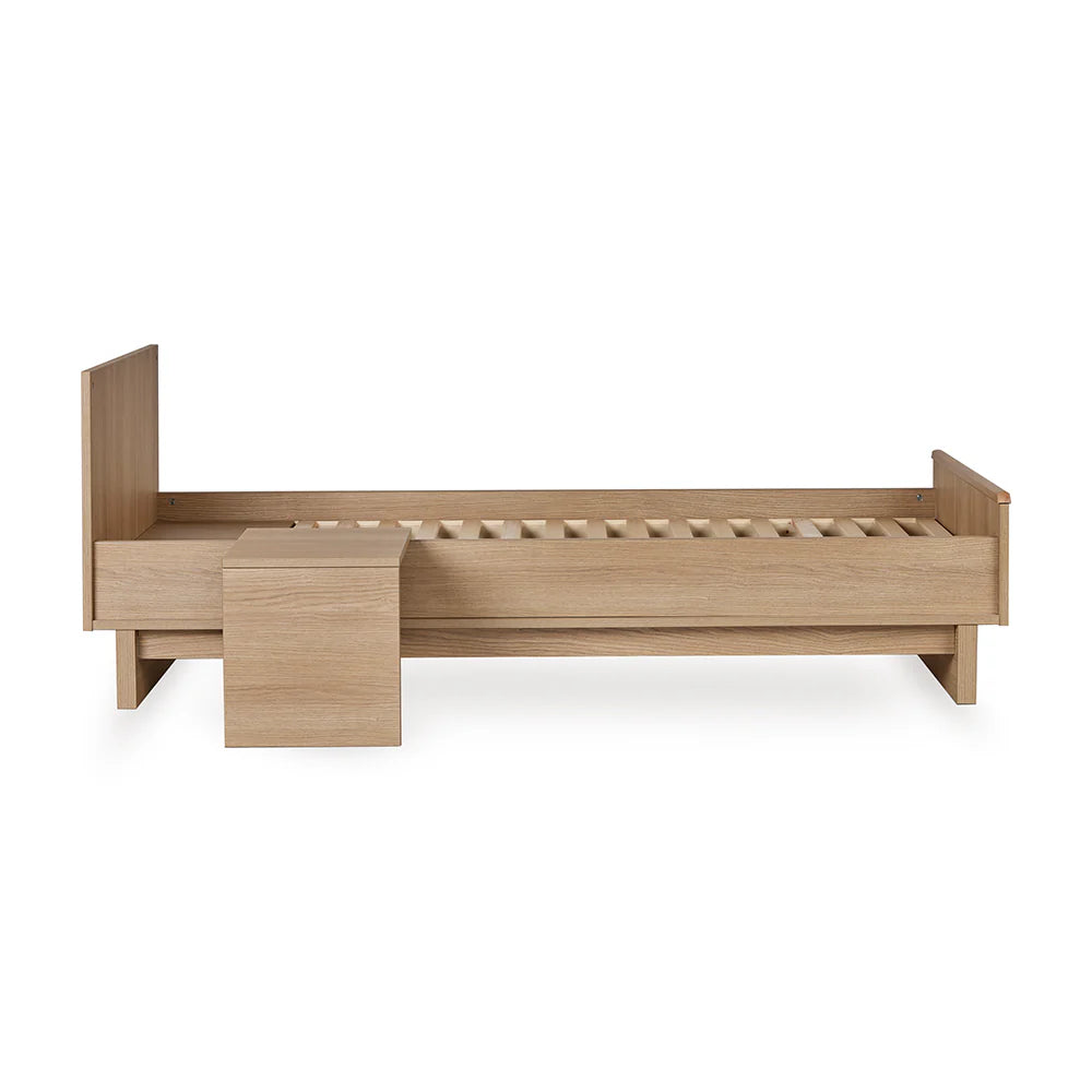 Quax Umbauset Babybett zum Juniorbett 70 x 170 'Flow' Honey Ash