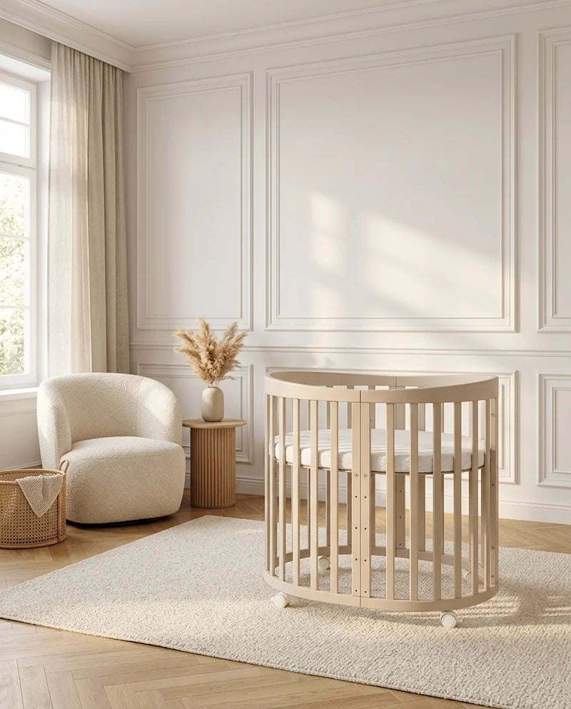 My Junior Mavi 4in1 Sandstone Bundle-Set inkl. Oval Cashmere 7in1 Babybett