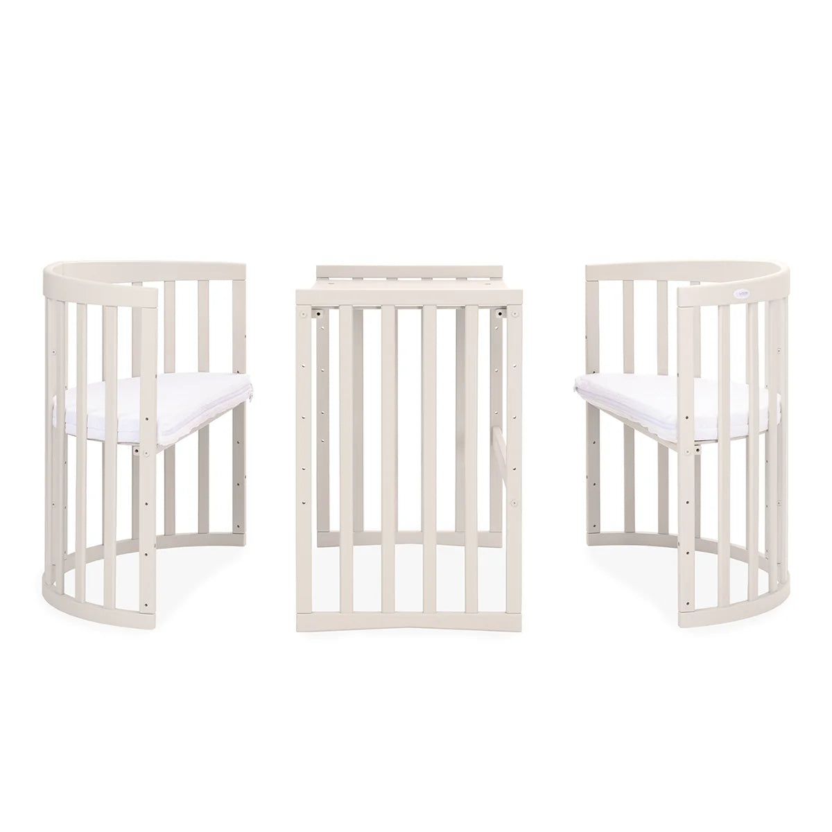 My Junior Mavi 4in1 Sandstone Bundle-Set inkl. Oval Cashmere 7in1 Babybett