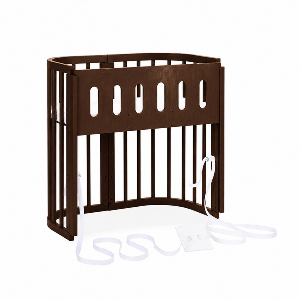 Quadi 7in1 Babybett Walnut als Beistellbett