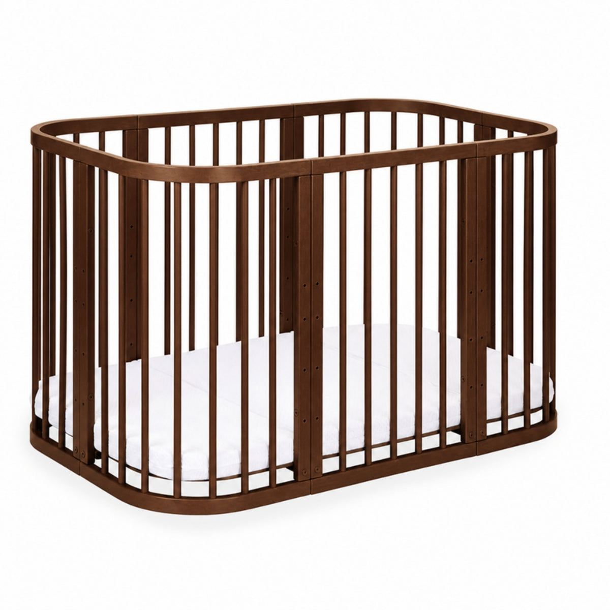 Quadi 7in1 Babybett Walnut als Laufstall