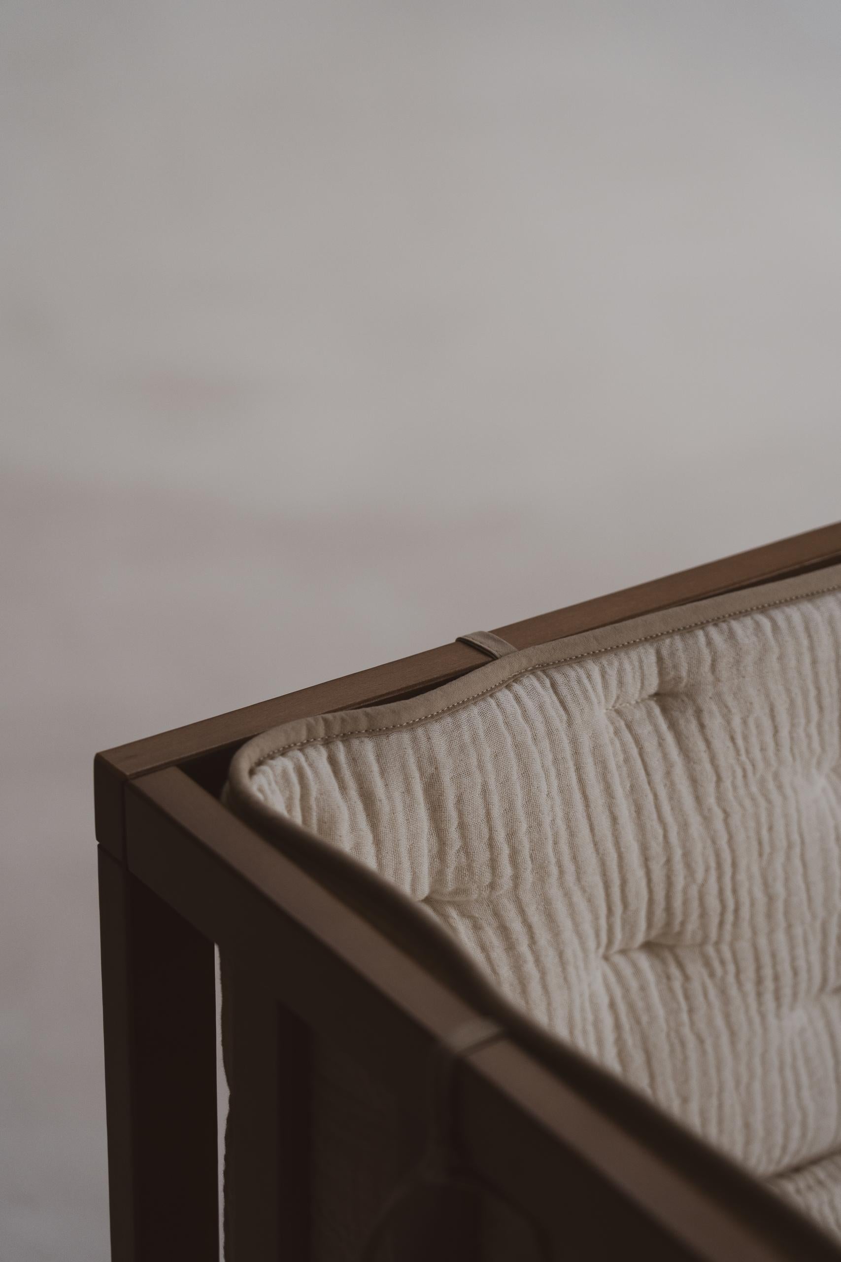 Playpen/Bed Bumper - Natural Collection - Clay