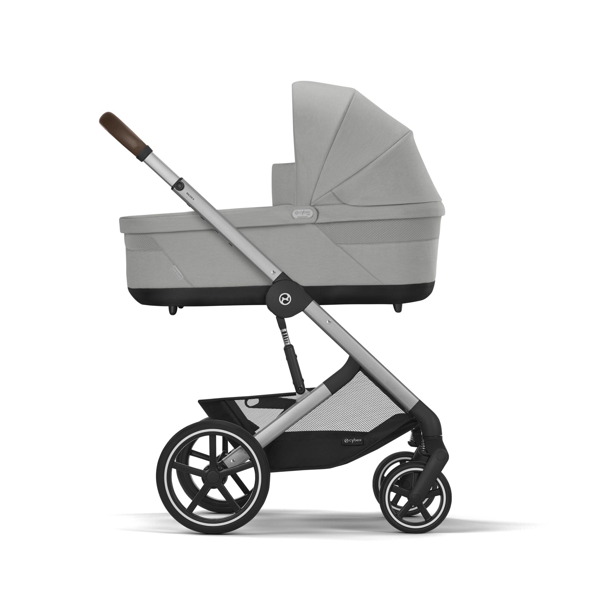 CYBEX Balios Lux 5in1 Bundle inkl. Amya Babytrage stone grey