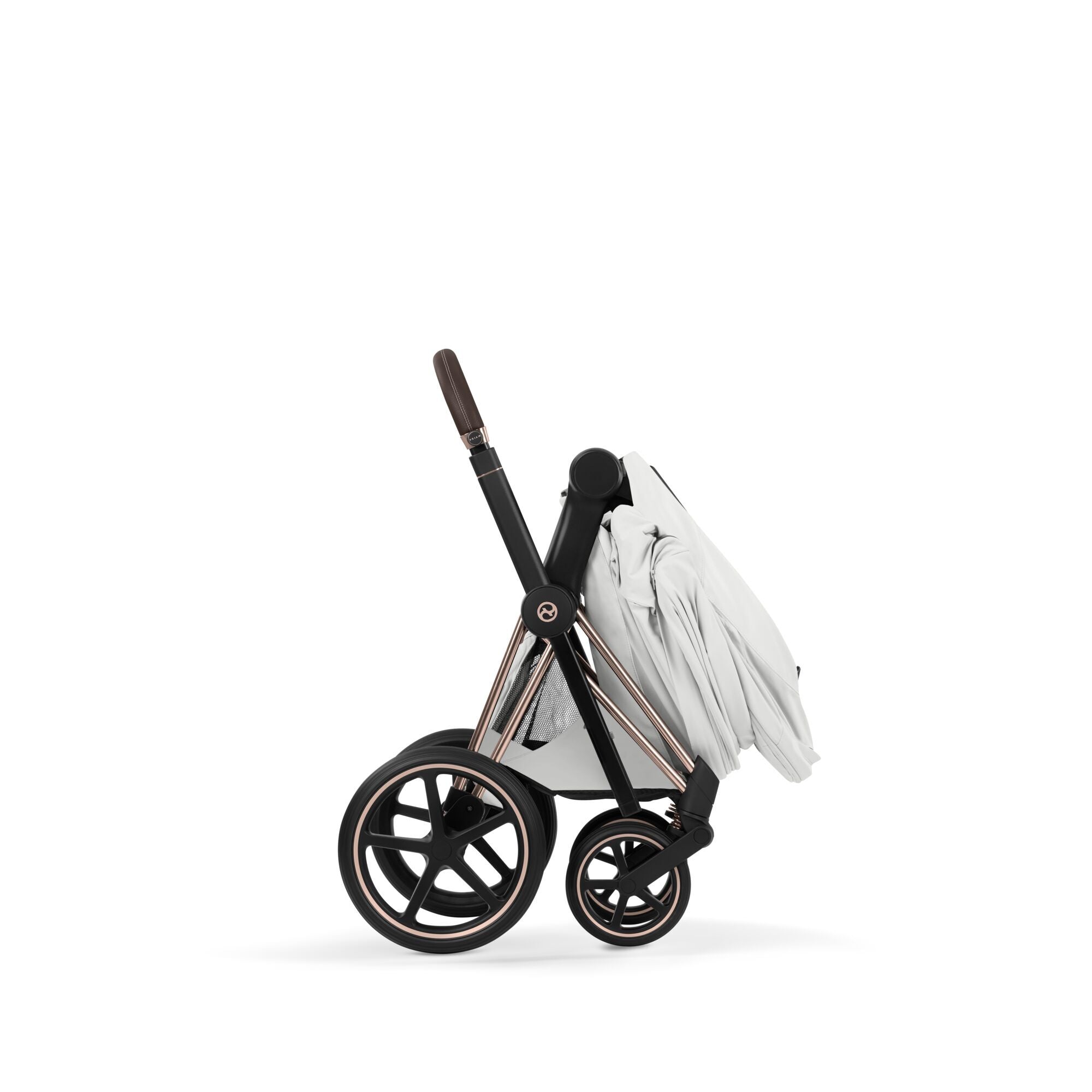CYBEX Priam Style Rosegold Bundle - Set 4in1 inkl. Cloud T & Base T Off White
