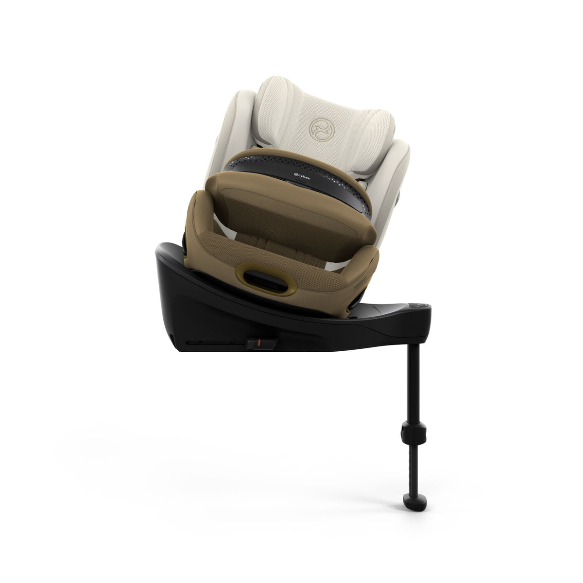 CYBEX Anoris S Airbag Style Jade Green – zur Autotür gedreht zum Hineinsetzen