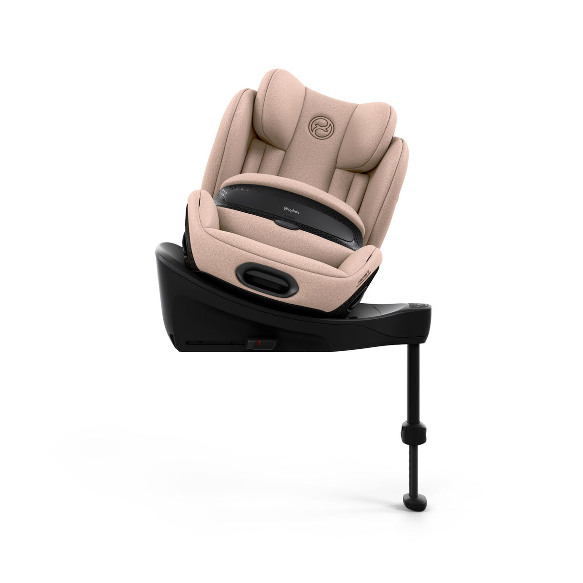 CYBEX Anoris Si Airbag Comfort Cozy Beige – zur Autotür gedreht zum Hineinsetzen