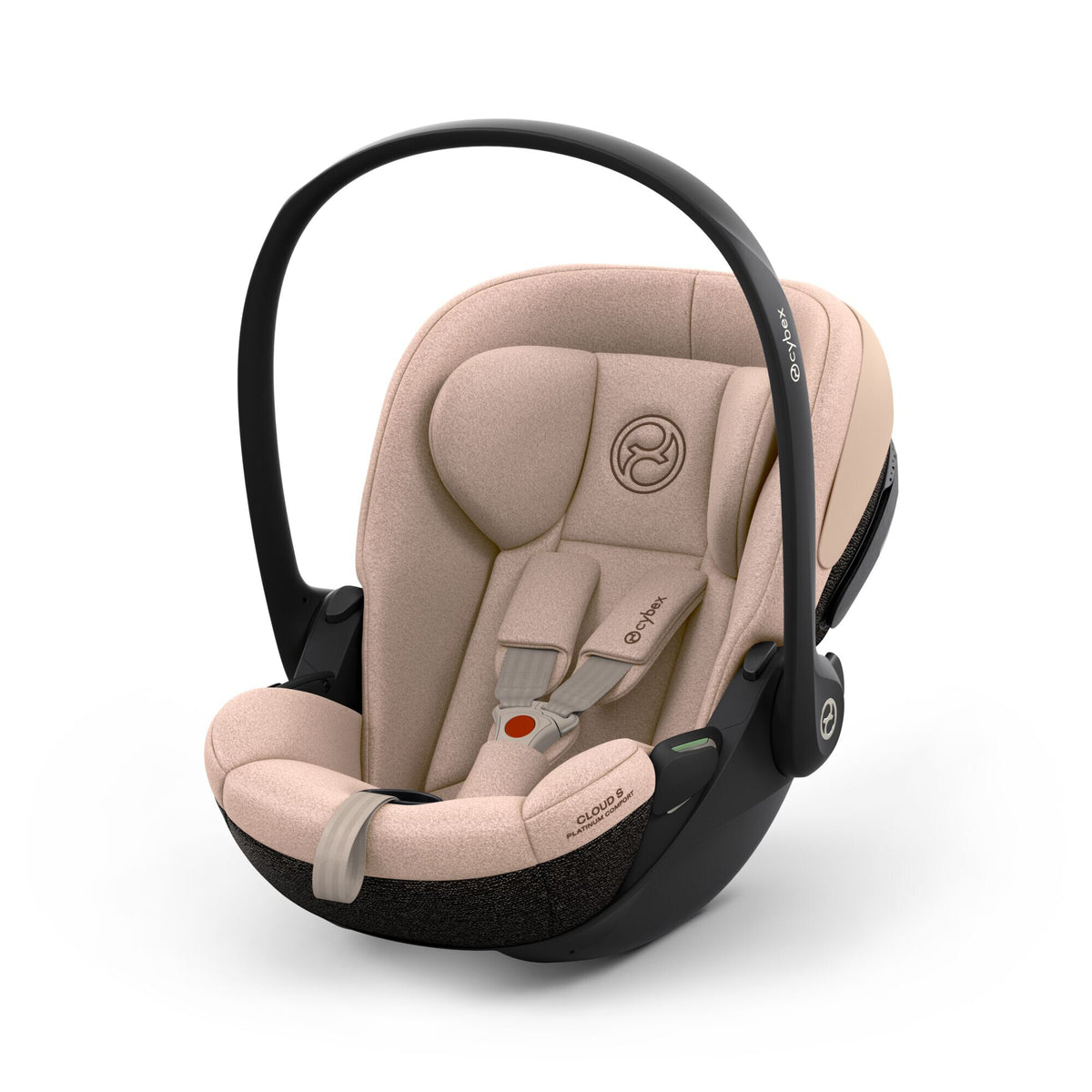 CYBEX Cloud S i-Size Comfort Cozy Beige – Ansicht schräg von vorne