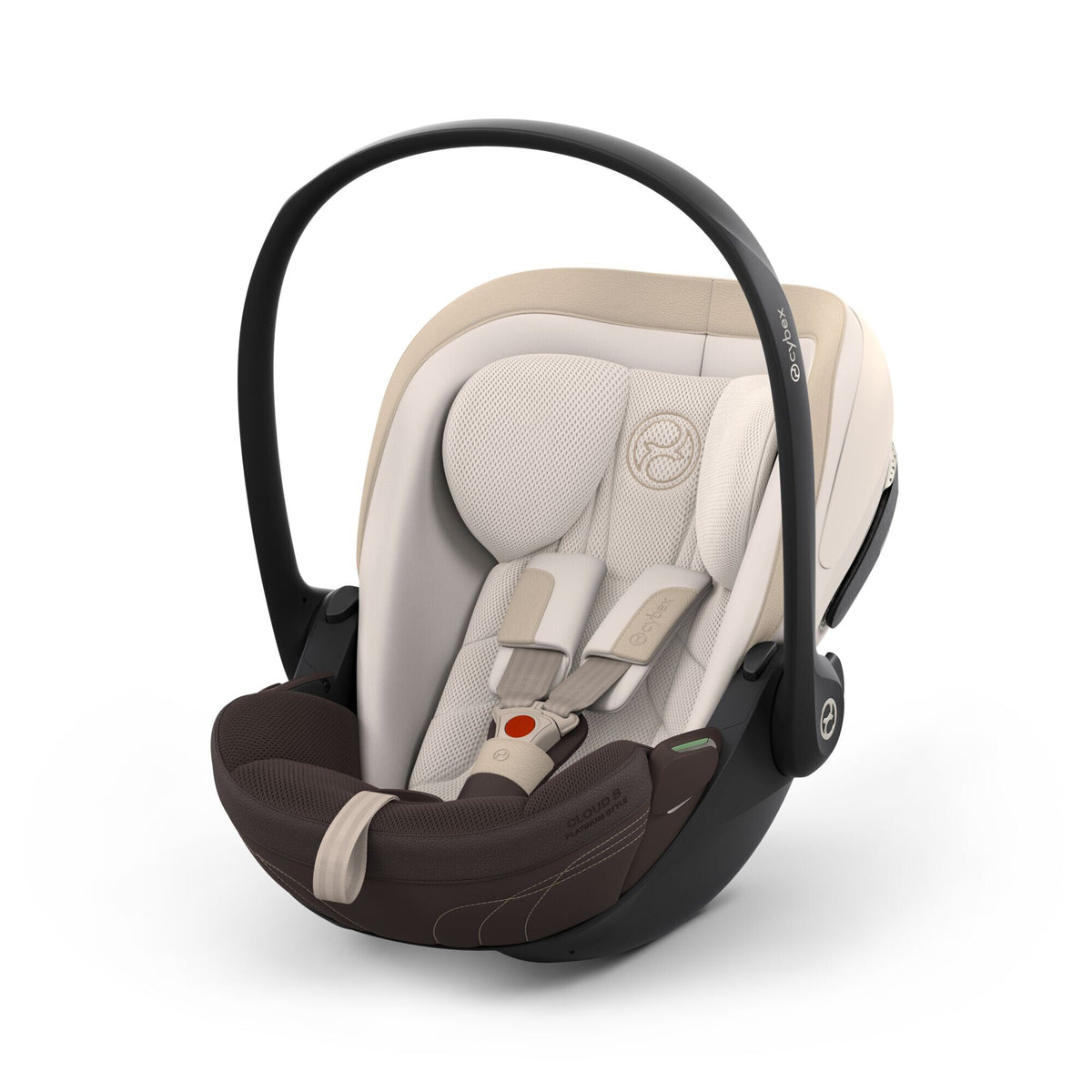 CYBEX Cloud S i-Size Style Amber Brown – Ansicht schräg von vorne