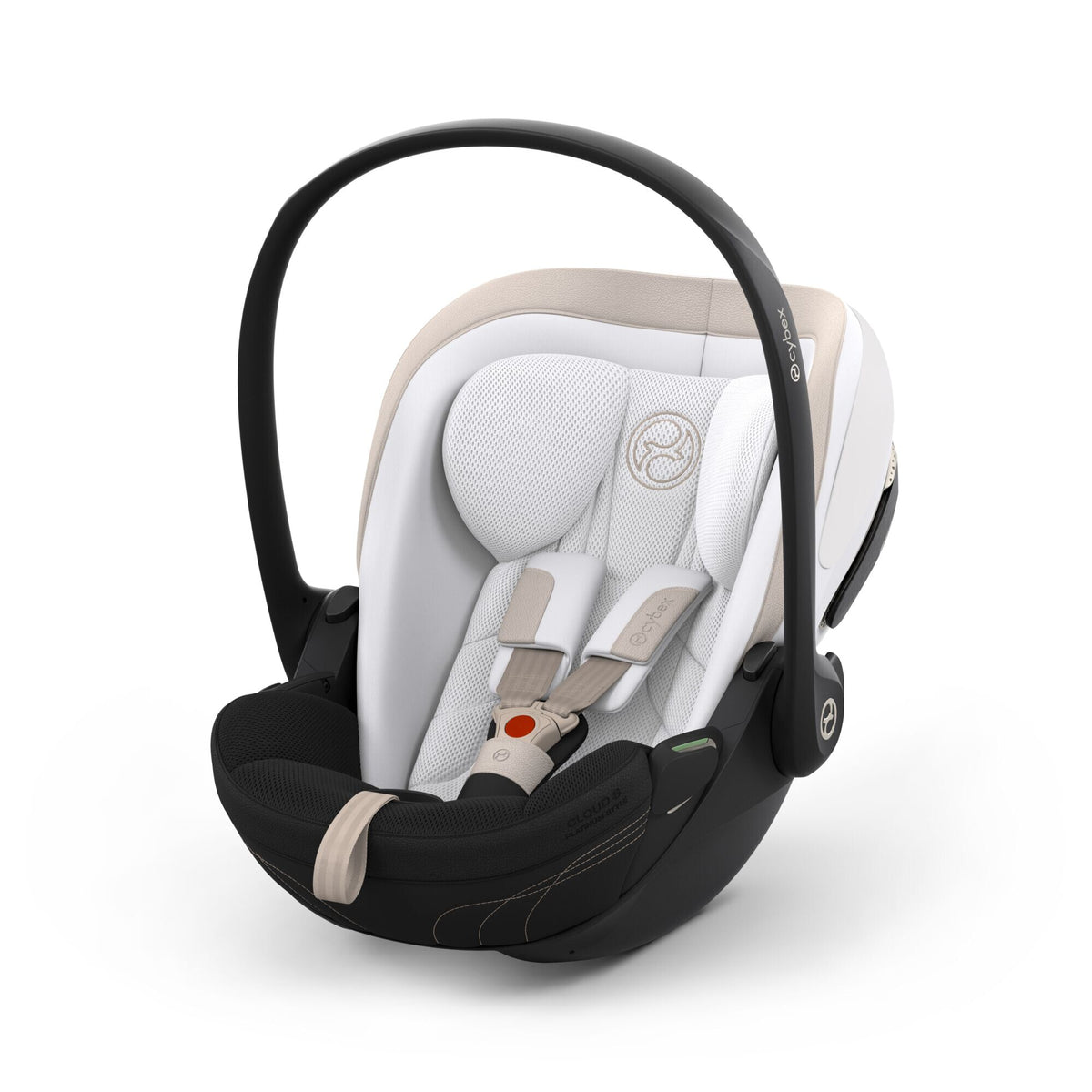 CYBEX Cloud S i-Size Style Off White – Ansicht schräg von vorne