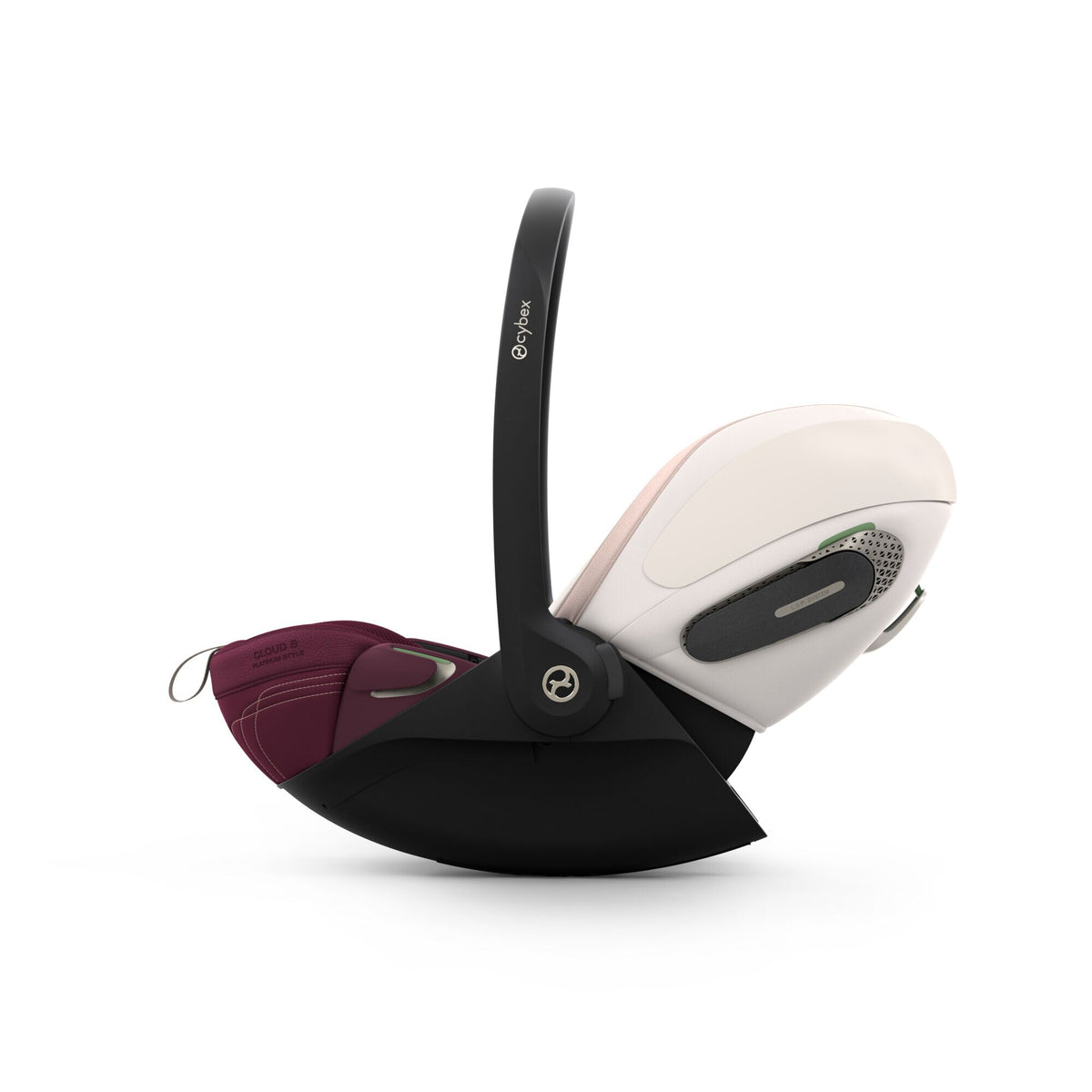 CYBEX Cloud S i-Size Style Quartz Pink – Seitenansicht