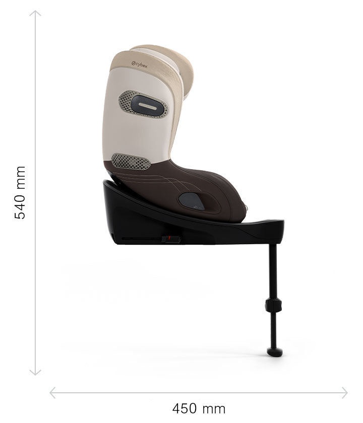 CYBEX Sirona Si – Masse Seitenansicht