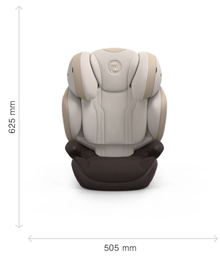 CYBEX Solution S – Masse Vorderansicht